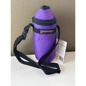 Thermosac Insulated Purple Beverage Carrier With Strap 1.5 Liter Capacity Made I
